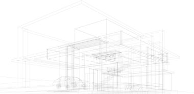 soyut mimari duvar kağıdı, dijital arkaplan