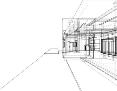 soyut mimari duvar kağıdı, dijital arkaplan