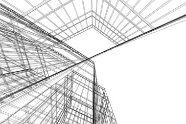 soyut mimari duvar kağıdı, dijital arkaplan