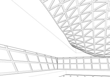 soyut mimari duvar kağıdı, dijital arkaplan