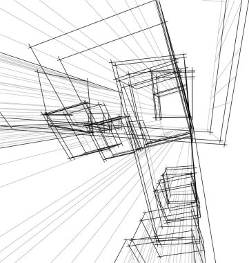 soyut mimari duvar kağıdı, dijital arkaplan