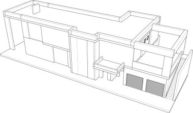 soyut mimari duvar kağıdı, dijital arkaplan