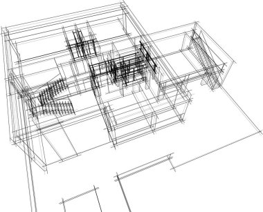 soyut mimari duvar kağıdı, dijital arkaplan