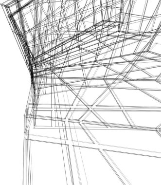 soyut mimari duvar kağıdı, dijital arkaplan