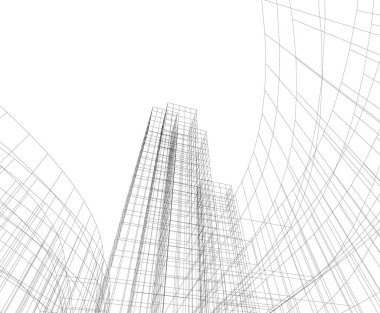 soyut mimari duvar kağıdı, dijital arkaplan