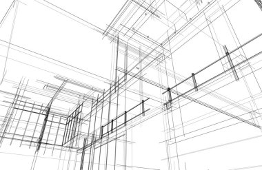 soyut mimari duvar kağıdı, dijital arkaplan