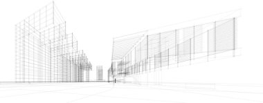 soyut mimari duvar kağıdı, dijital arkaplan