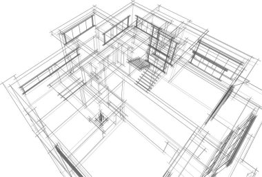 soyut mimari duvar kağıdı, dijital arkaplan