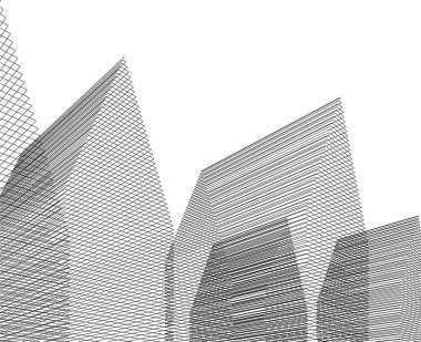 soyut mimari duvar kağıdı, dijital arkaplan