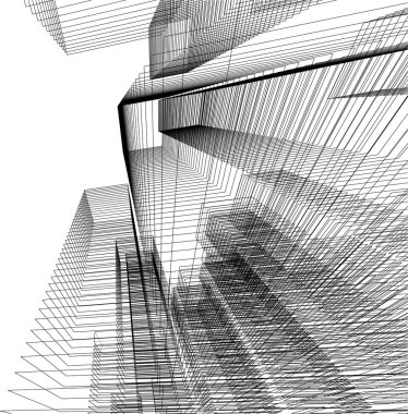 soyut mimari duvar kağıdı, dijital arkaplan