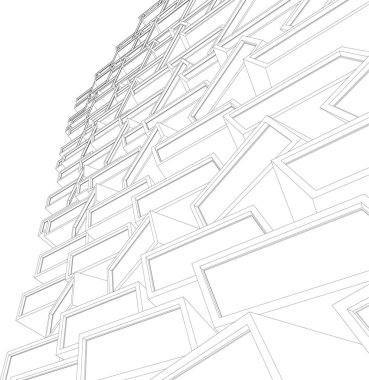 soyut mimari duvar kağıdı, dijital arkaplan