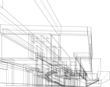 soyut mimari duvar kağıdı, dijital arkaplan