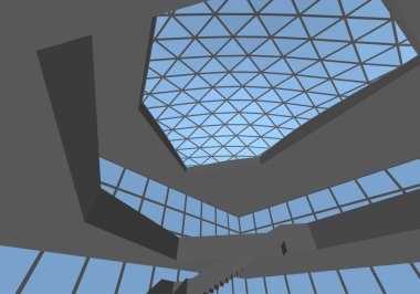 soyut mimari duvar kağıdı, dijital arkaplan