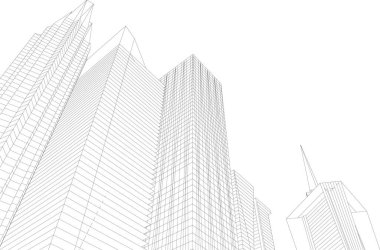 soyut mimari duvar kağıdı konsepti, dijital arkaplan