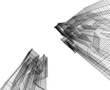 soyut mimari duvar kağıdı, dijital arkaplan