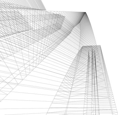 soyut mimari duvar kağıdı, dijital arkaplan