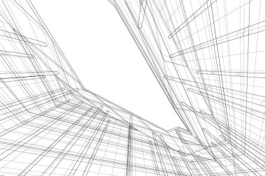 soyut mimari duvar kağıdı, dijital arkaplan