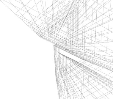 soyut mimari duvar kağıdı, dijital arkaplan