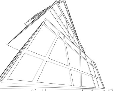 soyut mimari duvar kağıdı, dijital arkaplan