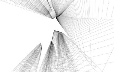 soyut mimari duvar kağıdı, dijital arkaplan