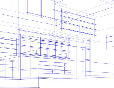 soyut mimari duvar kağıdı, dijital arkaplan