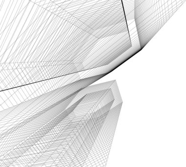 soyut mimari duvar kağıdı, dijital arkaplan