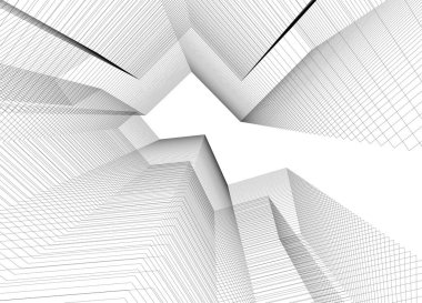 soyut mimari duvar kağıdı, dijital arkaplan