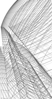 soyut mimari duvar kağıdı, dijital arkaplan