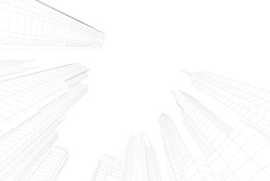 soyut mimari duvar kağıdı, dijital arkaplan