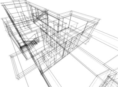 soyut mimari duvar kağıdı, dijital arkaplan