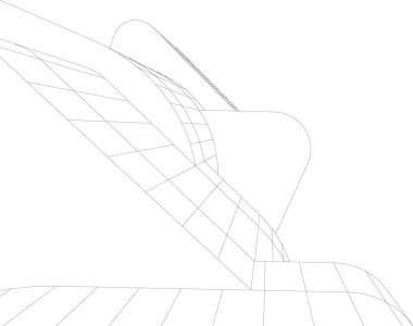 soyut mimari duvar kağıdı, dijital arkaplan