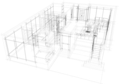 soyut mimari duvar kağıdı, dijital arkaplan