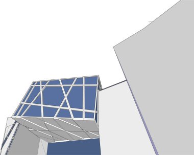 soyut mimari duvar kağıdı, dijital arkaplan