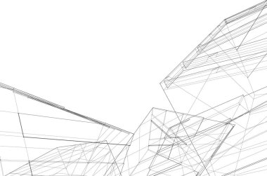 soyut mimari duvar kağıdı, dijital arkaplan