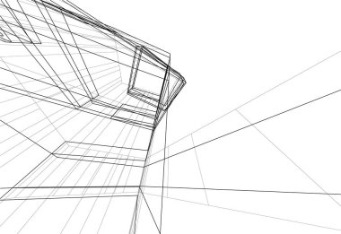 soyut mimari duvar kağıdı, dijital arkaplan