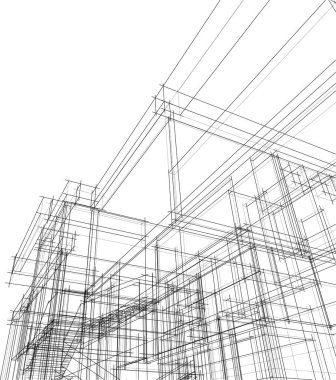 soyut mimari duvar kağıdı, dijital arkaplan