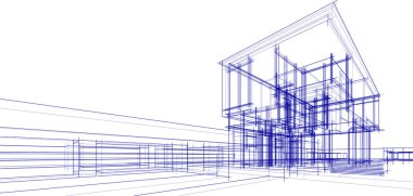 soyut mimari duvar kağıdı, dijital arkaplan