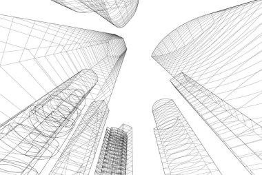 soyut mimari duvar kağıdı, dijital arkaplan