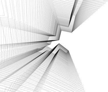 soyut mimari duvar kağıdı, dijital arkaplan