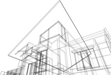 soyut mimari duvar kağıdı, dijital arkaplan