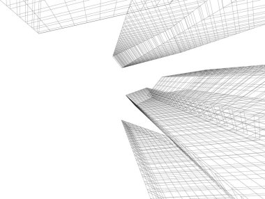 soyut mimari duvar kağıdı, dijital arkaplan