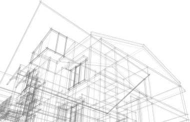 soyut mimari duvar kağıdı, dijital arkaplan