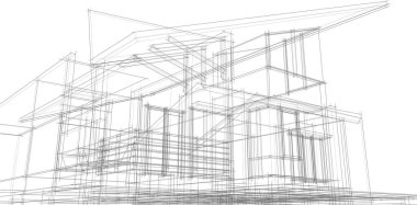 soyut mimari duvar kağıdı, dijital arkaplan