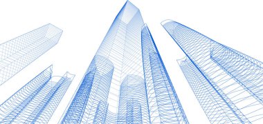 soyut mimari duvar kağıdı, dijital arkaplan