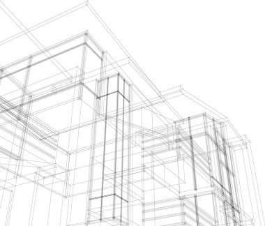 soyut mimari duvar kağıdı, dijital arkaplan