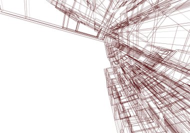 soyut mimari duvar kağıdı, dijital arkaplan