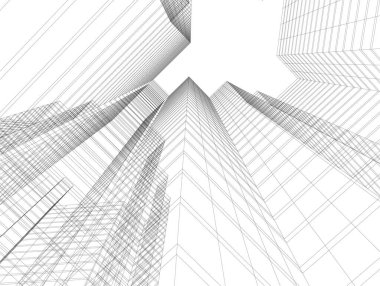 soyut mimari duvar kağıdı, dijital arkaplan