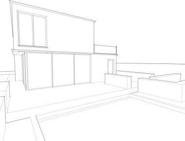 soyut mimari duvar kağıdı, dijital arkaplan