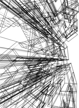 soyut mimari duvar kağıdı, dijital arkaplan