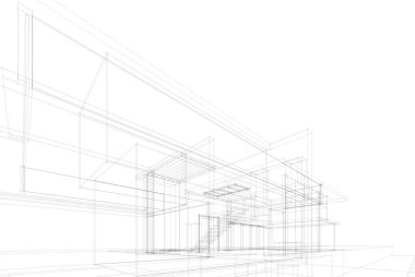 soyut mimari duvar kağıdı, dijital arkaplan